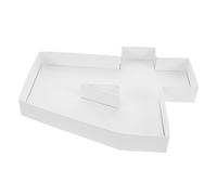 SEWACC Fillable Paper Number Snack Tray Cardboard Grazing Board for Candy Cheese Meat Platters Creative Paper Anniversary Numbers Container for Dessert Table Presentation