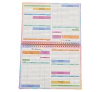 SEWACC Financial Ledger Book for Personal Finance Budget Organizer with Expense Tracker Sheets Weekly and Daily Planner Notebook for Home Office Cash Management and Accounting Records