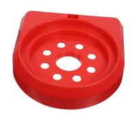 SEWACC Fire Extinguisher Stand Plastic Base for Extinguishers Durable Wall Mount Bracket with Tip Design Compact Space Saving Fire Safety Holder for Home Boat and Vehicle Use