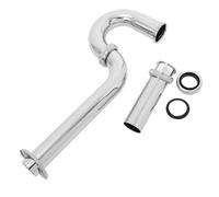 SEWACC Flexible Stainless Steel Drain Pipe Kit U-Shaped Sink Extension for Kitchen Bathroom Washbasins Anti-Odor Trap with Easy Install Wastewater Drainage