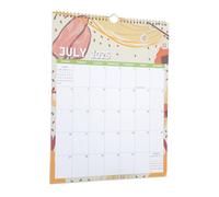 SEWACC Floral Design Wall Calendar Spiral Bound Monthly Planner with Large Date Blocks Elegant for Home Office Family Planning Vibrant Design Layout for Management