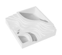 SEWACC Flower Pot Silicone Mold for DIY Square Terrace Mould for Epoxy Resin for Craft Workshops Seasonal Decor and Unique Planter Creation for Gardens and Balconies