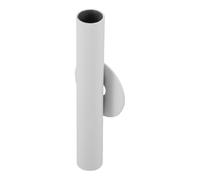 SEWACC Flower Vase Wall Mounted and Easy Installation with Compact Design Sl nd Contemporary Modern Nordic Wall Hanging Vase in White Alloy in Living Room or Bedroom Decor