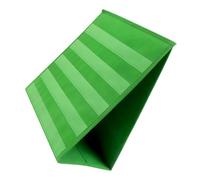 SEWACC Foldable Desktop Triangular Stand Teaching Aid with Card Slot Portable Self-standing Pocket Chart Display for Adults Classroom Organizer for Home and Office Use Green