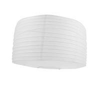 SEWACC Foldable Small Paper Lampshade Drum Lamp Cover for Indoor Ceiling Light Dust Multifunctional for Bedroom Study Hotel Easy Storage and Unfolding