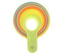 SEWACC Fruit Diameter Measuring Ring for Farm Use Plastic Fruit Gauge Tool for Oranges Apples Peaches Citrus Grading and Classification Aid Random Color