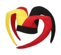 SEWACC Funny Clown Hat and Versatile Use Made of Felt with Universal Fit Unique Party Costume Accessory for Drama Performances and Crazy Hat Days for Adults and Women
