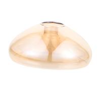 SEWACC G9 Glass Lampshade for Ceiling Lamp Amber Smoke Colour, Easy to Remove Decorative Light Cover, Stylish Modern Design for Bedrooms and Hotels