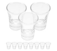 SEWACC Glass Holy Communion Cups 10ml Capacity for Trays | Crystal- Finish, Elegant Church Presentation, Suitable for Worship Events and Holy Water