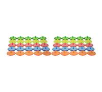 SEWACC Golf Ball Marker Tool Made of Sturdy Plastic, Resistant to Damage, Ensuring Stable Ball Trajectory, for On-course Putting and Alignment Random Color
