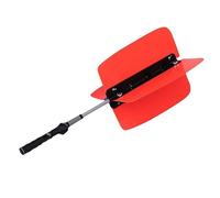 SEWACC Golf Swing Trainer Pinwheel Training Aid, Abs Grip for Proper Hold and Muscle Building, Red Practice Tool for Golf Warm-up Random Color