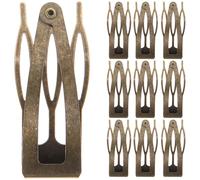 SEWACC Hair Accessories 24pcs for Easy to Use Resistant to Fading Coffee Iron Snap Hair Clips Little and Women for Birthdays and Everyday Wear