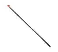 SEWACC Halloween Cane Prop for Cosplay with Red Plastic Rounded Edges and Comfortable Grip, Safe Edges Wizard Wand Staff, for Photo Booth and Haunted House Accessories