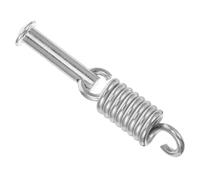 SEWACC Hammock Chair Suspension Kit, Spring Swing Hardware, Carbon Steel, Silver, Portable Lightweight, for Gardens and Patios