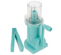 SEWACC Hand Operated Mini Knitting Mill Plastic Yarn Braider DIY Craft Tool for Beginners Durable Compact Knitting Machine for Spiral Loop Fishtail Knot and Cord Making at Home