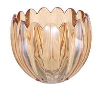 SEWACC Handblown Glass Lampshade Amber Pumpkin Shade for Pendant Lights Wall Sconces Ceiling Fixtures Elegant Decor for Modern Vintage Interiors