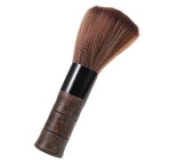 SEWACC Handheld Small Hair Brush Barber Brush with Wooden Handle and Soft Bristles for Removing Beard Fragments, Sturdy Design for Hair Stylists in Barber Shops and Salons