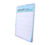 SEWACC Hanging Wall Calendar Month Planner with International Holidays Twin Wire Binding for Home Office Design Minimalist Aesthetic for Easy Organization