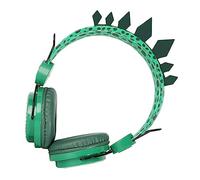 SEWACC Headphones with Mic Rhinestone Dinosaur Design Comfortable Ear Headset Volume Control for Hearing Protection for Daily Use and Travel
