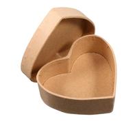 SEWACC Heart Shape Paper Box Kraft Paper Candy Packaging Diy Snack Box for Valentines Day Graduation Wedding Mother's Day