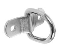 SEWACC Heavy Duty D Ring Tie down Anchor Lashing Rings Iron Sturdy Multi-functional Trailer Truck Cargo for Secure Load Tracking
