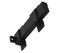 SEWACC Heavy Duty Door Latch Heavy Duty Slide Lock Gate Cane Bolt Outdoor Gate Latch with Padlock Hole Black Metal