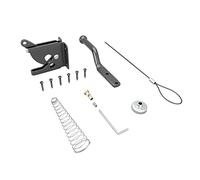 SEWACC Heavy Duty Self Locking Gate Latch with Cable Pull for Wood Metal Vinyl Gates Easy Installation Swinging Fence Lock with Complete Screws