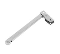 SEWACC Heavy Duty Stainless Steel Automatic Door Closer with Fire-Resistant Spring Sequential Closing for Commercial Storm Doors Smooth Silent Operation Closing Speed Silver