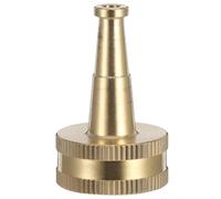 SEWACC High Pressure Water Nozzle Brass Sweeper Nozzle Compact Design Efficient Connection Golden Garden Hose for Outdoor Areas and Farmlands