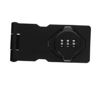 SEWACC High Security Combination Cabinet Lock Sliding Password Hasp Lock for Kitchen Refrigerator Doors Durable Theft Screw Mount