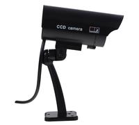 SEWACC High Simulation Fake Cctv Camera Outdoor Security Dummy Camera without Battery Black for Home and Office Surveillance