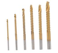 SEWACC High Speed Side Cutting Tap Drill Bit for Woodworking with Assorted Holesaw Tools Sharp Oblique Design for Efficient Drilling and Lateral Sawing Thin Boards Lightweight and Easy to
