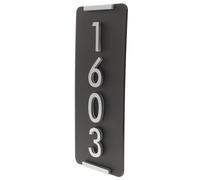 SEWACC House Number Plaque Weatherproof Address Sign for Outside Walls Mailboxes Doors Modern Design Easy to Read for Home and Office