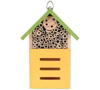 SEWACC House Pollination with Insect Hut for Green Garden Wooden Style, and Ladybugs to Increase Rate and Provide Natural Habitat
