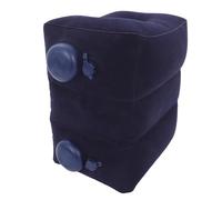 SEWACC Inflatable Foot Rest Cushion Adjustable Portable Leg Rest Pillow for Airplane Car and Office Travel Lightweight Ergonomic Footrest Essential for Comfort