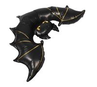 SEWACC Inflatable Halloween Bat Balloon Matte Black Wings Spooky Giant Wall Hanging Decor for Haunted House Party Supplies Scary Seasonal Atmosphere
