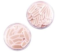 SEWACC Invisible Double Eyelid Tape for Droopy Lids, Breathable Lace Mesh Eyelid Stickers, Natural Eye Lift Strips Olive and Crescent Shapes, 300 Pieces for Women