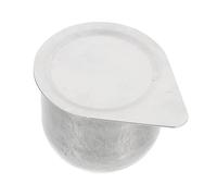 SEWACC Iron Crucible with Lid High Temperature Resistant Multipurpose Melting and Refining Tool for Laboratory and Chemical Industry Use