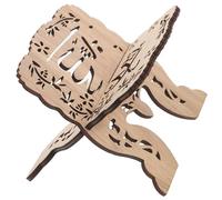SEWACC Islamic Wooden Reading Holder Detachable Bible Stand for Comfortable Reading Angle for Home Temple Office School and Library Use Compact Design Prevents Neck Pain Eid Mubarak