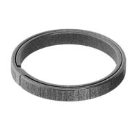 SEWACC Key Ring Findings Split Circles Key Chain Titanium Alloy Flat Wear Resistance Securely Closed for Handmade Time DIY Crafts