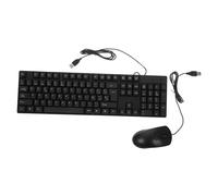 SEWACC Keyboard Mouse USB Spanish Letter Simple Keyboard Combo for Office Home Use and Mouse Combo