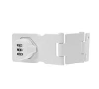 SEWACC Keyless 3-Digit Combination Cabinet Lock, 90 Degree Metal Password Hasp for Closet, Cupboard and File Cabinet Doors, Easy Install Door Security Latch for Home and Office