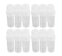 SEWACC Lab Test Tubes 5ml 60pcs Plastic with Screw Cap for Secure Sample Storage and Leak-Proof Feature in Laboratory