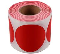 SEWACC Labels Self-Adhesive Paper and Glue Roll, Red, Easy to Write, Organize Daily Life, School Projects and Office Use