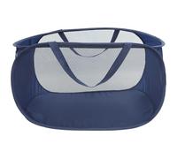 SEWACC Large Foldable Mesh Laundry Basket Handles, Lightweight Ventilated Clothes Hamper for Laundry and Storage, Pop-Up Dirty Clothes Basket Suitable for Bedroom and Dormitory