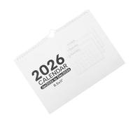 SEWACC Large Monthly Wall Calendar Spiral Bound Minimalist Home Office Kitchen Planner Reliable Wall-mounted Schedule with Monochrome Design for Efficient Family Planning