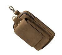 SEWACC Large Tactical Phone Pouch Belt Holder with Keychain Clip Durable Wear Resistant Multipurpose Cell Phone Bag for Hiking Camping Climbing Travel Cycling Fishing and Rescue