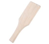 SEWACC Large Wooden Paddle Clay Modeling Tool for Pottery Sculpting Solid Wood Mud Paddle with Unique Design for Professional and Hobbyist Ceramic Artists for Shaping and Carving Clay