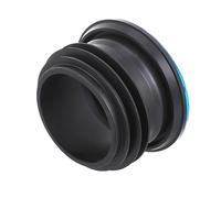 SEWACC Leak Toilet Wax Ring Seal Odor Resistant Rubber Flange Washer Professional Closestool Seal for Toilet Bowl Drain Leak and Sewage Smell Prevention Durable Black Rubber Flange