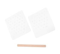 SEWACC Leather Alphabet Engraving Stamp with Upper and Lowercase Letters and Wooden Handle Durable Wear Resistant Punching Tool for Precise Leathercraft Printing and DIY Letter Stamping
